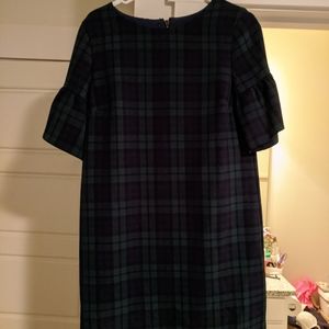 EUC Vineyard Vines Blackwatch Plaid Dress Size 2